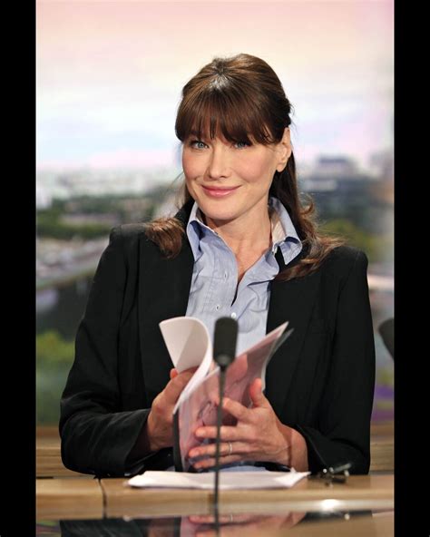 Photo Carla Bruni Sarkozy Enceinte Au Journal T L Vis De Jean