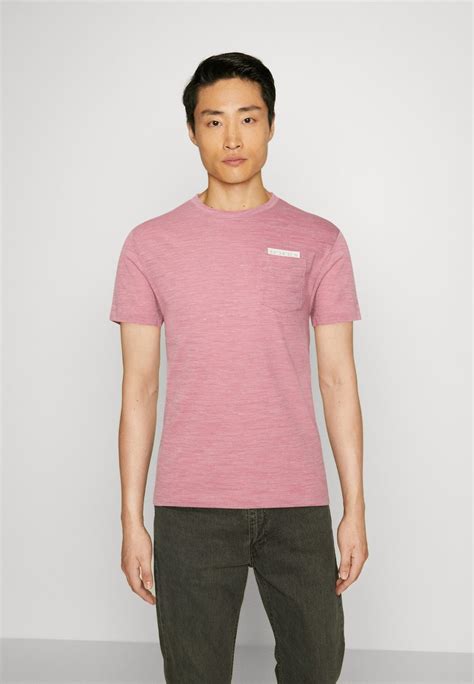 Tom Tailor Injected T Shirt Print Rose Beige Hellrot Zalando De