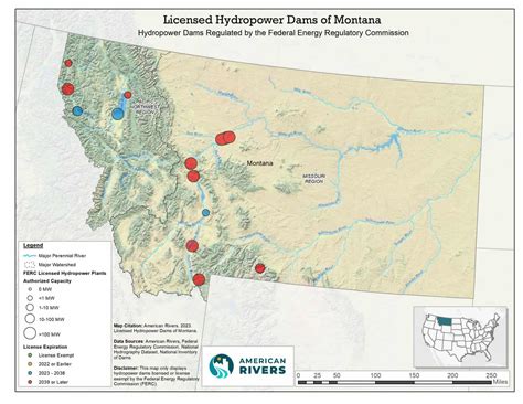 Maps: Licensed Hydropower Dams of the US and Regions | Hydropower ...