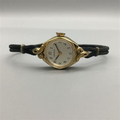 Caravelle Accessories Vtg Caravelle Bulova Watch Women Gold Tone