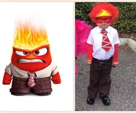 My Son S Anger From Inside Out For Halloween In Inside Out