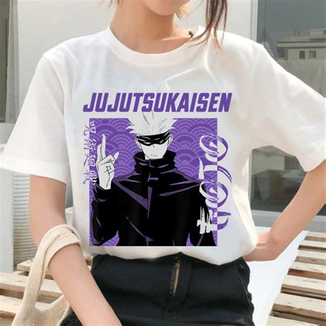 Camiseta T Shirt Satoru Gojo Jujutsu Kaisen Anime Unissex