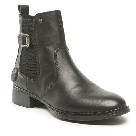 Stiefeletten Rieker Schwarz Eschuhe De