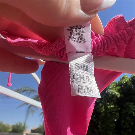 Mapalé pink bikini set sizing is a S M for both the Depop