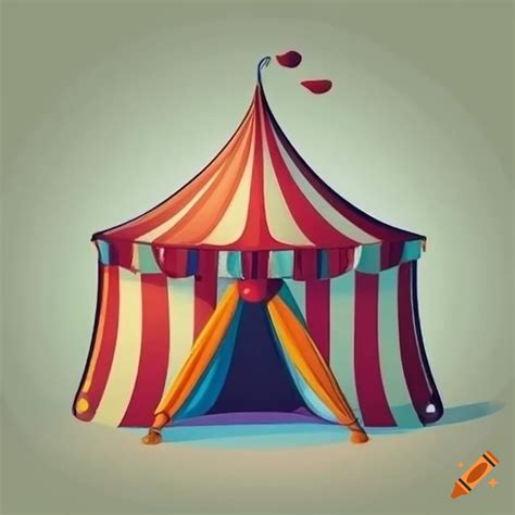 Adorable Circus Tent On Craiyon