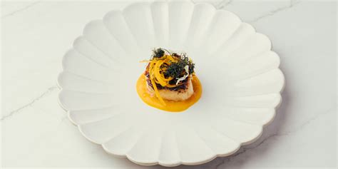 Bbq Scallop With Sunflower Seed Xo And Ogo Nori Recipe Great British