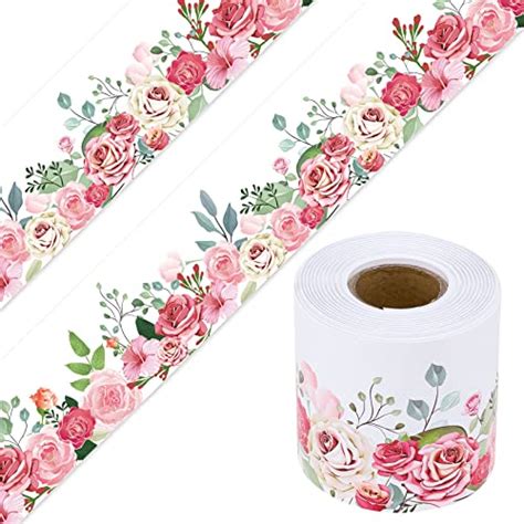 Whaline Ft Floral Bulletin Board Border Camellia Themed Classroom