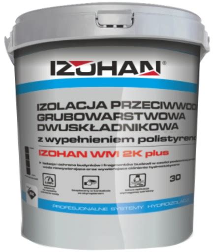 Izohan WM 2K PLUS izolacja typu ciężkiego 30kg WM 2K Cena