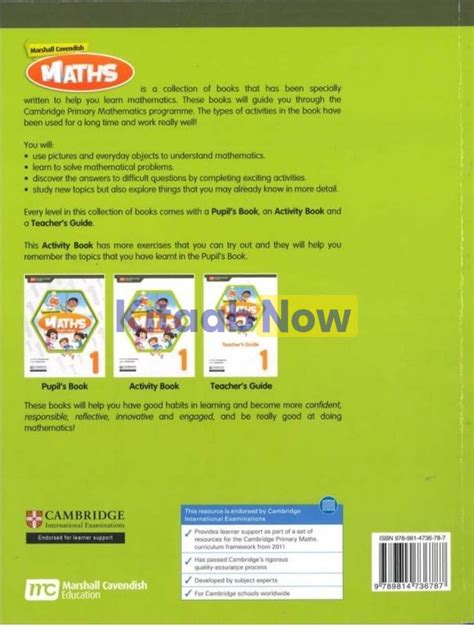 Marshall Cavendish Maths Activity Book Kitaabnow