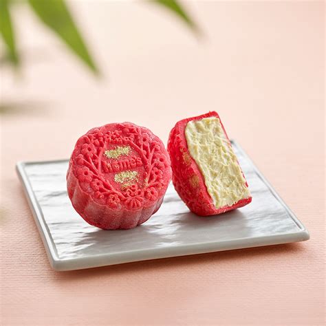 Snow Skin Red Prawn Durian Mooncake - Home's Favourite