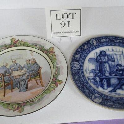 Old Plates Wedgwood Ivanhoe Like Flow Blue Bridgewood Son England