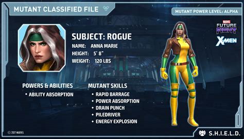 Pin by A Force on Rogue | Marvel future fight, Marvel, Marvel shield