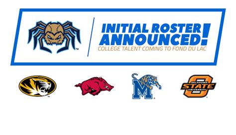 Dock Spiders Announce Initial Roster - Fond du Lac Dock Spiders