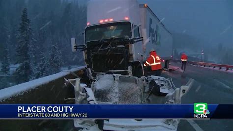 Eastbound I 80 Reopens After Big Rig Crash