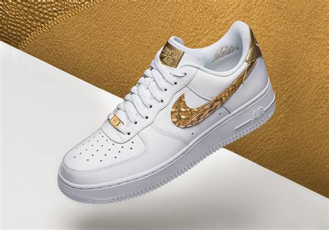 Nike Air Force 1 Low Cr7 Golden Patchwork Aq0666 100 Release Info