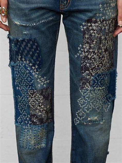 Eight Awesome Ideas Embroidered Painted And Embellished Jeans