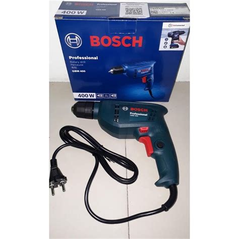 Jual Mesin Bor Tangan Listrik Besi Kayu Keyless Bosch Gbm