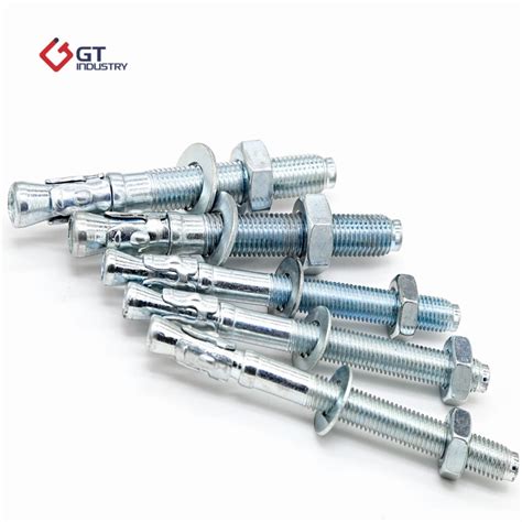 Grade 4 6 Steel M16 Hdg Expansion Hilti M24 Galvanized Anchor Bolt China Concrete Expansio