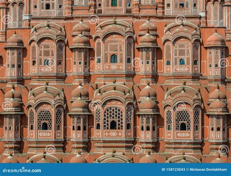 Hawa Mahal Wind Palace In Jaipur India Stock Image Image Of