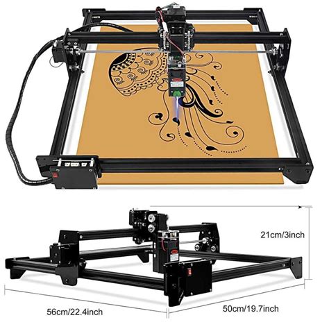 FoxAlien Reizer 20W Desktop Laser Engraver Compressed Spot 32 Bit