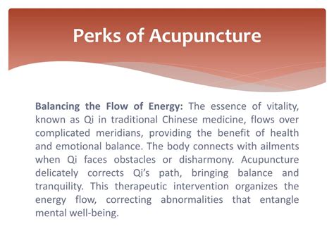 PPT Acupuncture And Mental Wellness Nurturing Mind Body Harmony