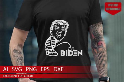 Trump Peeing On Biden Svg Png Eps Ai Dxf Trump Peeing Etsy