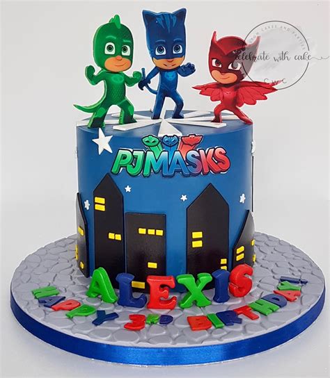 Celebrate With Cake Pj Masks Single Tier Cake