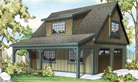 Craftsman House Plans Car Garage Attic Associated Jhmrad