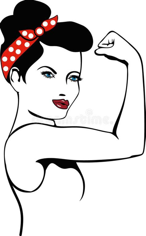 Osie the Riveter Podemos Hacerlo Vector Ilustración del Vector