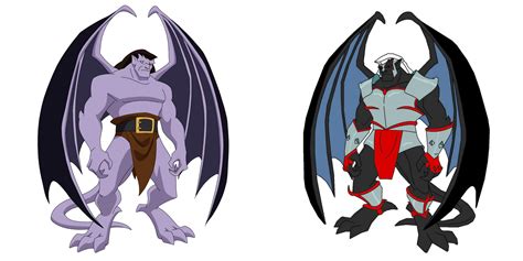 Goliath And Thailog From Disneys Gargoyles Gargoyles Disney Gargoyles