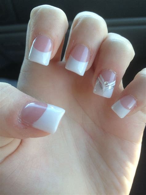 Pin By Mayra Collazo On Nails French Acrylic Nails French Tip Nail