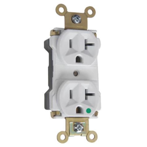 Pt8300w Pass And Seymour Pt8300w Plugtail Extra Heavy Duty Hospital Grade Duplex Receptacle