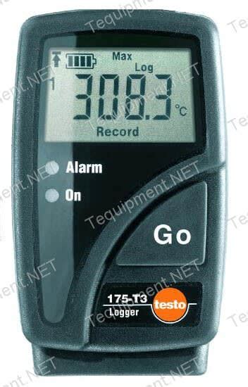 Testo 0563 1756 175 T3 Temperature Data Logger With Display 16 000