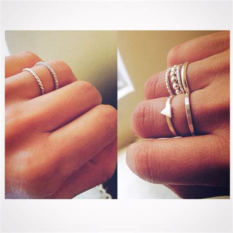 How To Stack Rings April Golightly