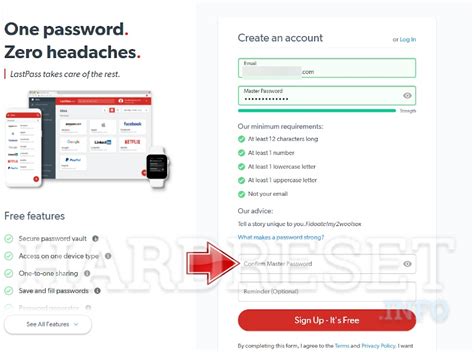 How To Create Lastpass Account