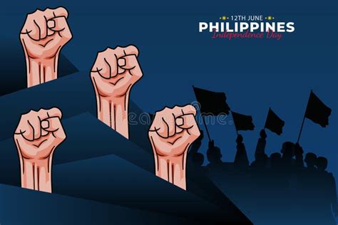 Vector Illustration Of Filipino Araw Ng Kalayaan Philippine