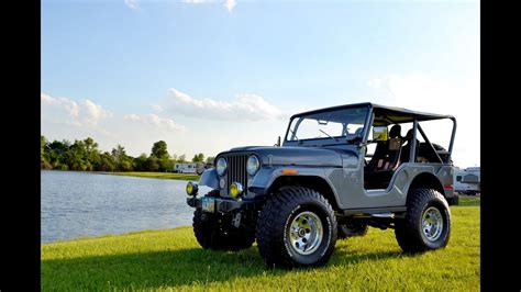 Beautifully Restored 1971 Jeep Cj5 225 Dauntless Odd Fire V6 Youtube