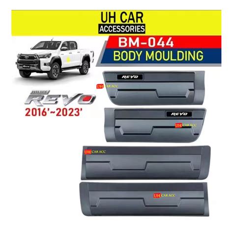 Toyota Hilux Revo Rogue Rocco Door Cladding Panel Garnish Body Moulding