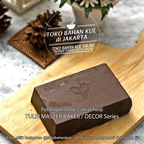 Jual Cokelat Tulip Master Baker Dark Chocolate Compound Coklat Batang