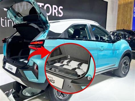 Tata Nexon CNG spied on test टट क य नई CNG कर एक बर फर हई सपट