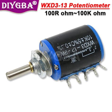 Pcs Wxd W K K K K K Ohm Wirewound Potentiometer R