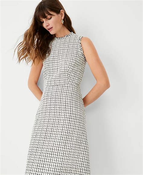 Tweed Midi Dress