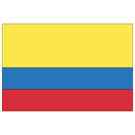 Colombia bandera 2.eps Royalty Free Stock SVG Vector