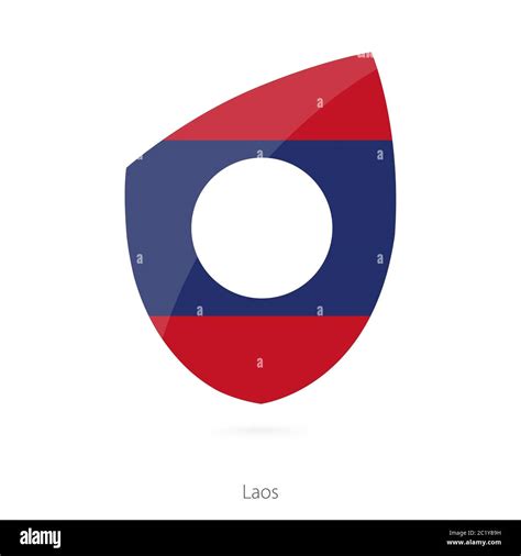 Flag Of Laos Vector Illustration Stock Vector Image And Art Alamy