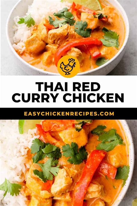 Thai Red Curry Chicken Easy Chicken Recipes