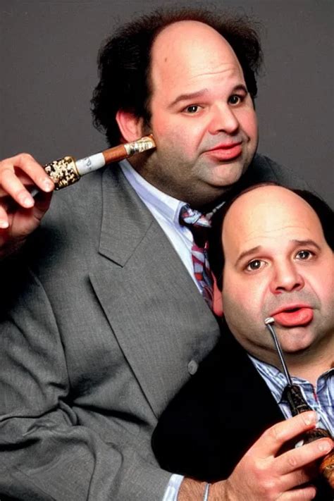 Portrait Photo Of George Constanza Jason Alexander Stable