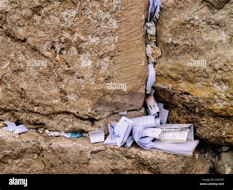 Wailing Wall Detail Stock Photo - Alamy