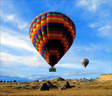 Be Colorful Colors Bonito Hot Air Balloons Sky Clouds