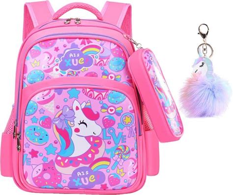 Cartable Fille Primaire Imperm Able L Ger Sac Dos Avec Toile