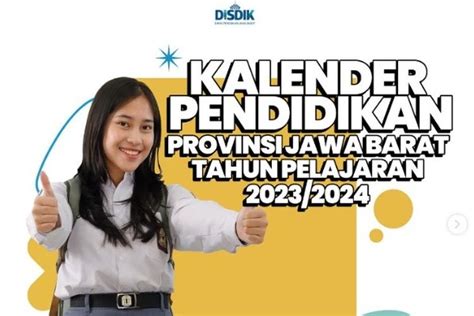 Foto Kalender Pendidikan Disdik Jabar Semester Cek Hari Liburnya